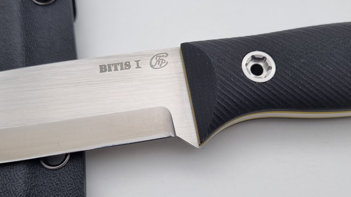 Bitis "Aggressiv" JARS von Jackknife Survival Bushcraft Outdoor Jagd Messer G10 Lederscheide