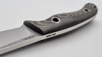 Echis JARS Serien Custom Knife Titan Pins Micarta Jagd Outdoor Messer  N690 60 HRC Brushed Stein