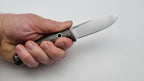 Echis JARS Serien Custom Knife Titan Pins Micarta Jagd Outdoor Messer  N690 60 HRC Brushed Stein
