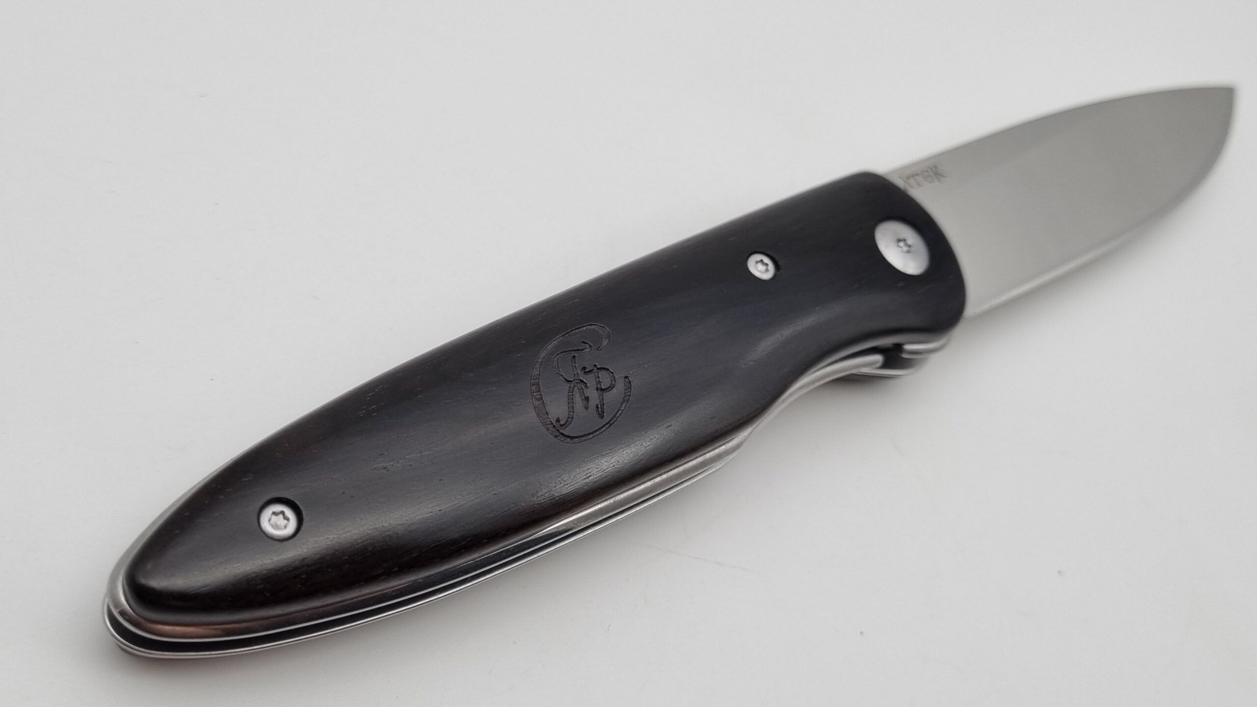 B-Ware Falter JARS Klappmesser Zweihandmesser Ebenholz