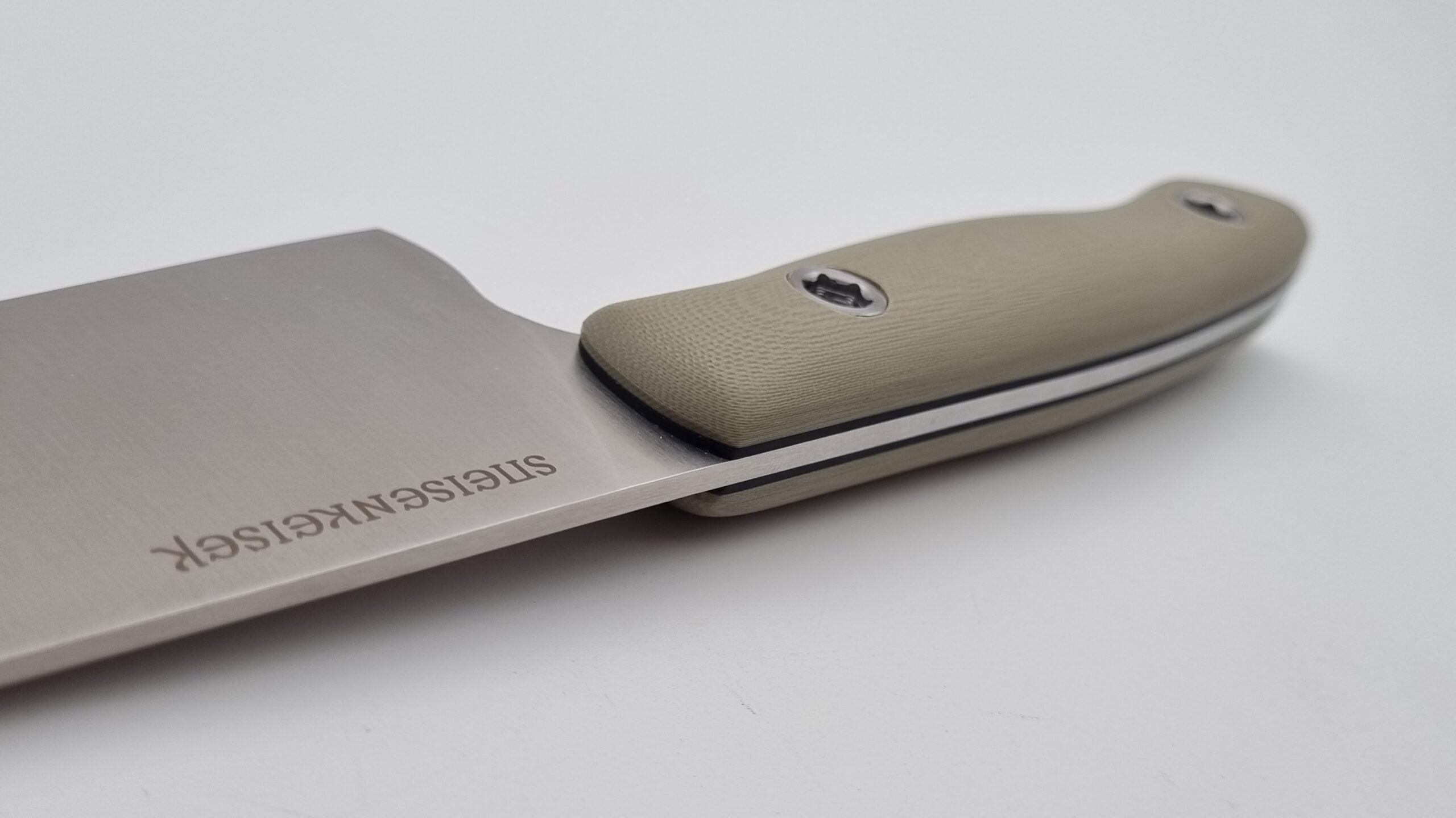 Speisenkaiser JARS Kochmesser Outdoor Küchenmesser Stahl N690 60HRC G10 Grau