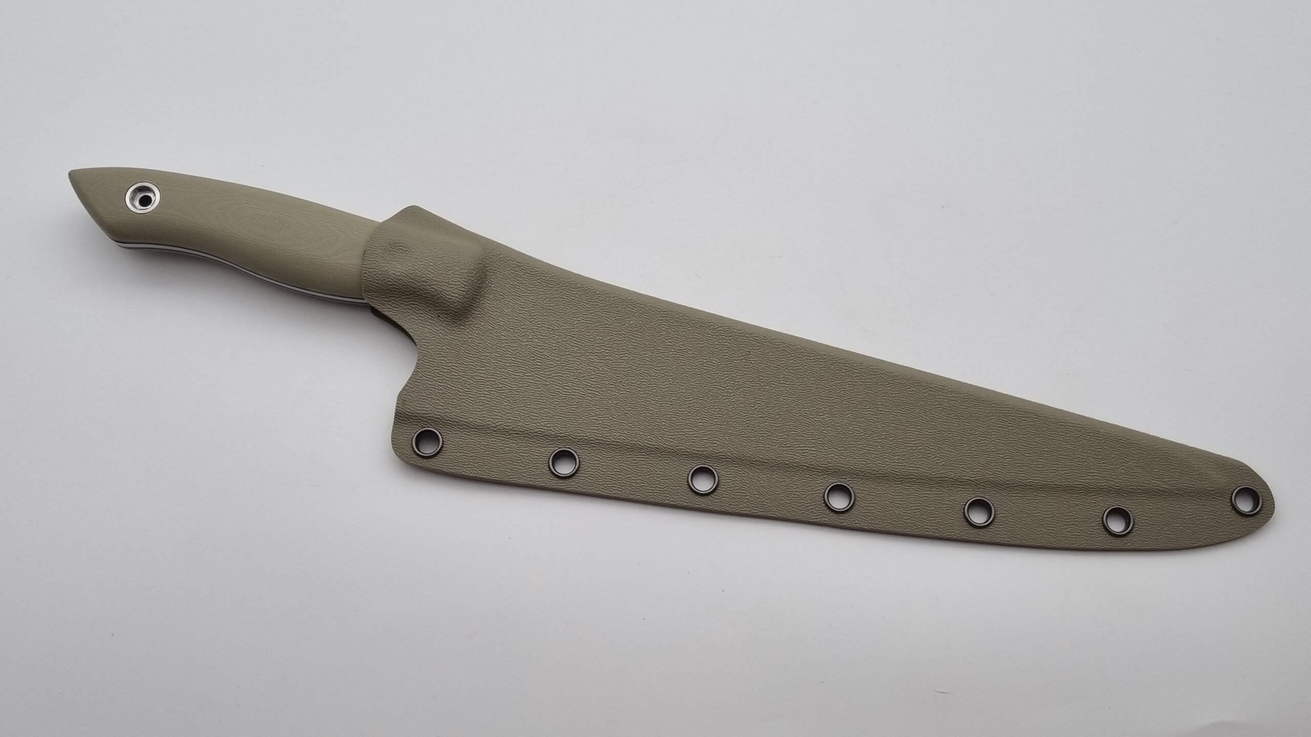 Speisenkaiser JARS Kochmesser Outdoor Küchenmesser Stahl N690 60HRC G10 Grau