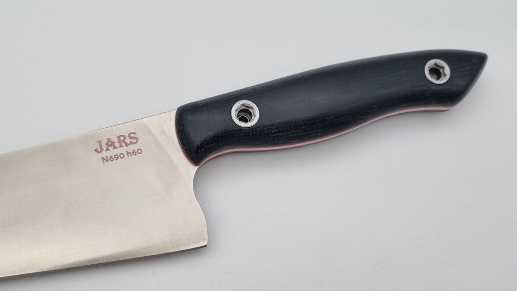 Speisenkaiser JARS Kochmesser Outdoor Küchenmesser Micarta Schwarz