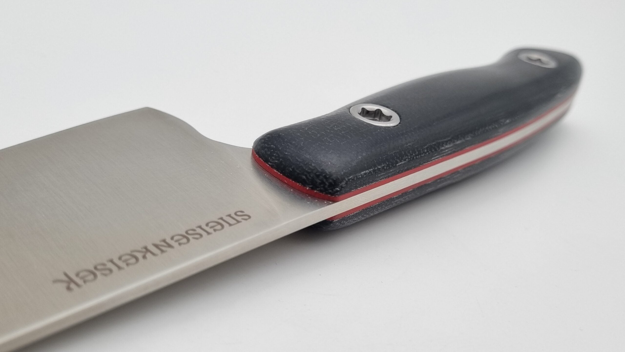 Speisenkaiser JARS Kochmesser Outdoor Küchenmesser Stahl N690 60HRC Micarta Schwarz