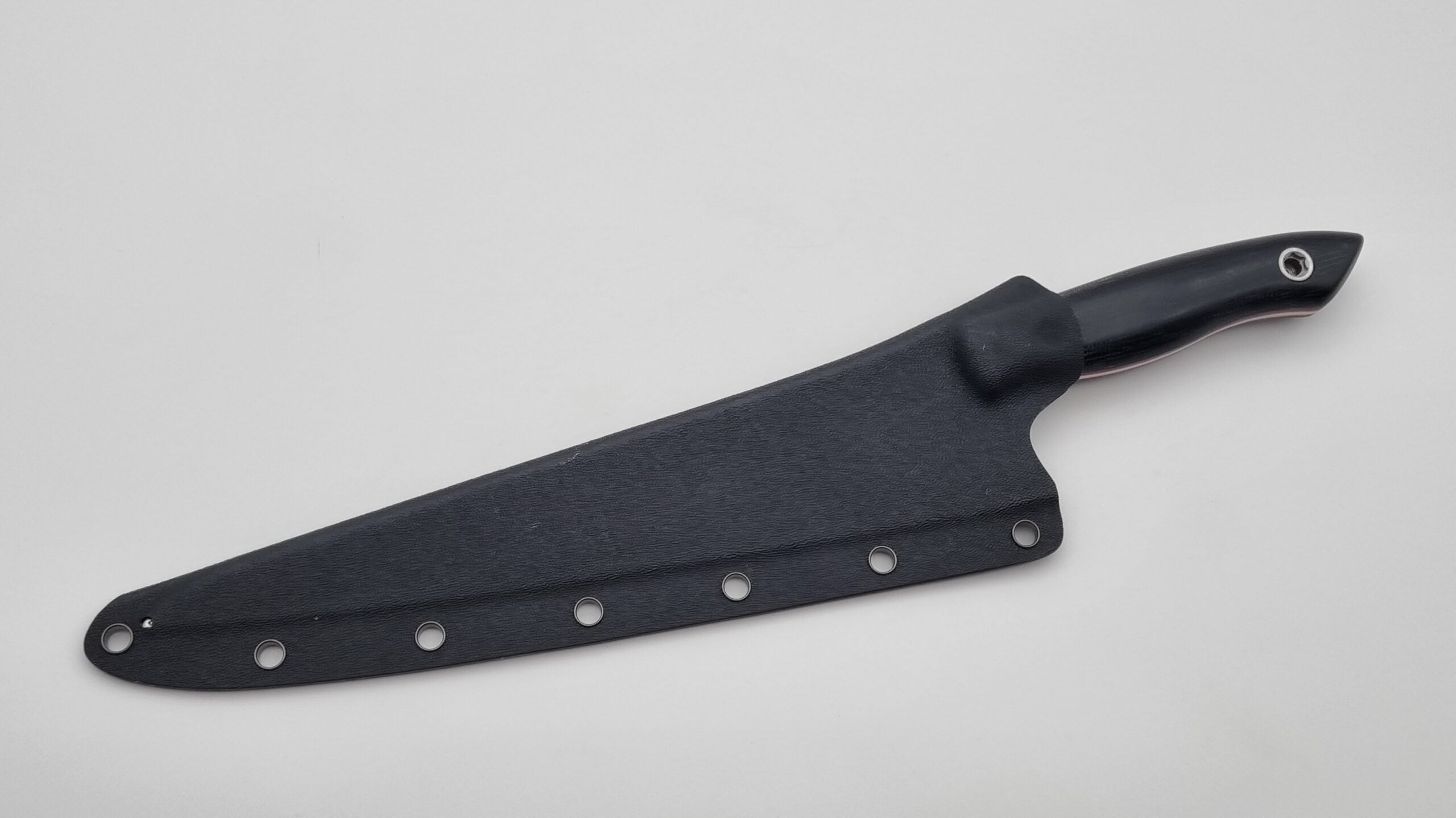 Speisenkaiser JARS Kochmesser Outdoor Küchenmesser Stahl N690 60HRC Micarta Schwarz