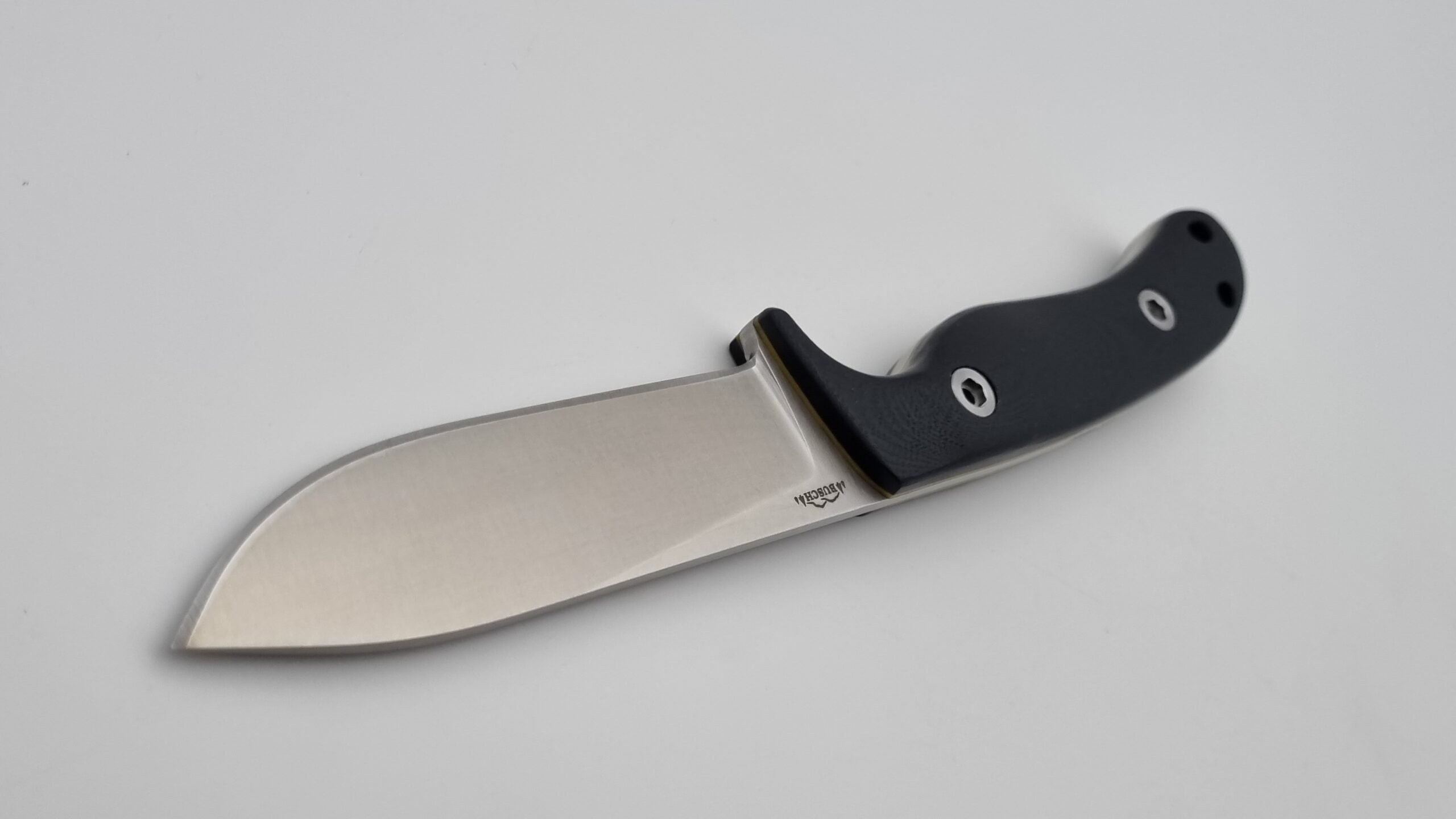 Echis JARS Messer von Jackknife Brushed Outdoor Jagd Messer G10 Black Leder