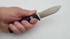 Echis JARS Messer von Jackknife Brushed Outdoor Jagd Messer G10 Black Leder