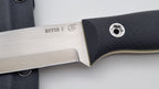 Bitis "Aggressiv" JARS von Jackknife Survival Bushcraft Outdoor Jagd Messer G10 Lederscheide