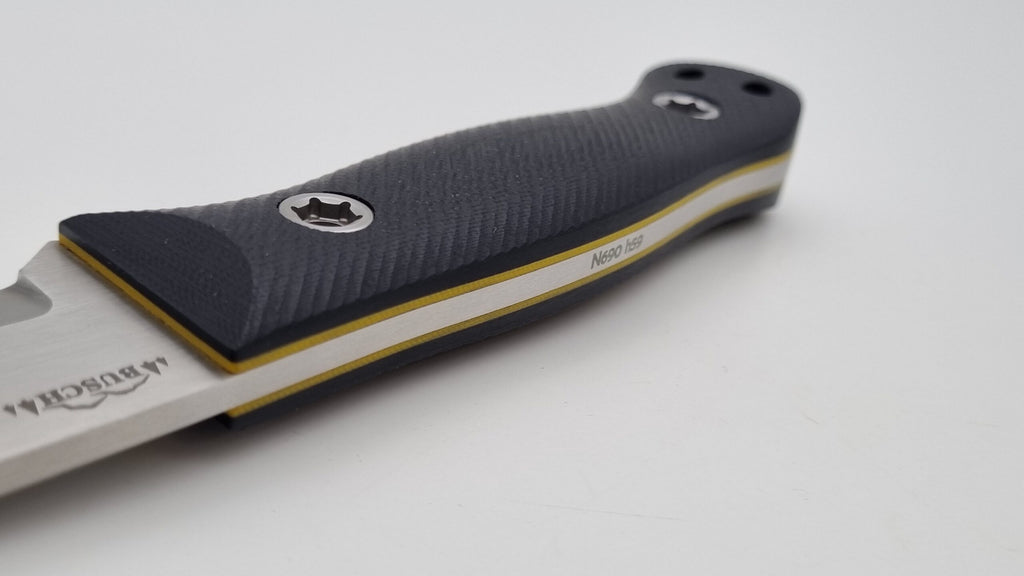 Bitis "Aggressiv" JARS von Jackknife Survival Bushcraft Outdoor Jagd Messer G10 Lederscheide