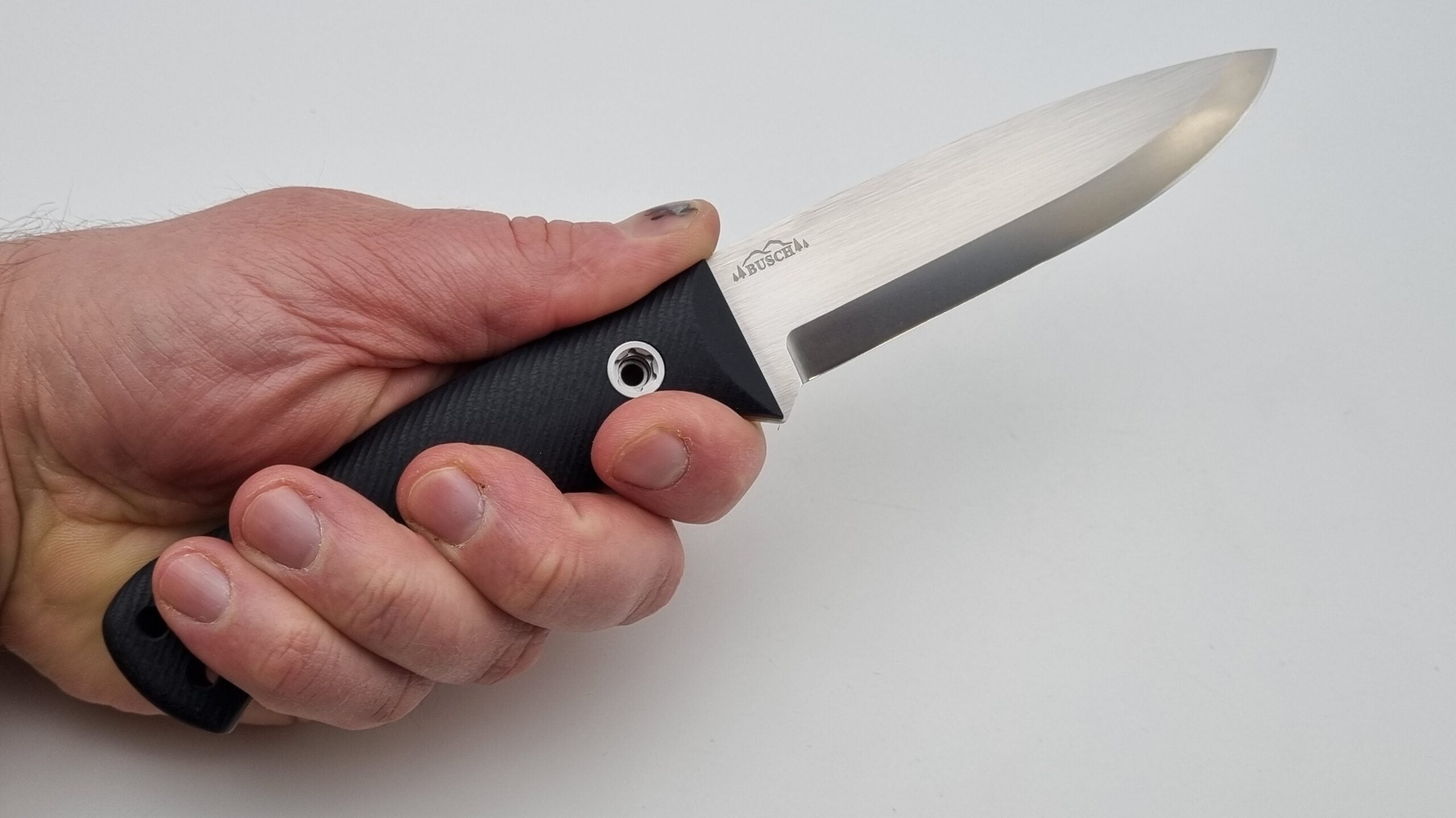 Bitis "Aggressiv" JARS von Jackknife Survival Bushcraft Outdoor Jagd Messer G10 N690 Stahl 59 HRC Lederscheide