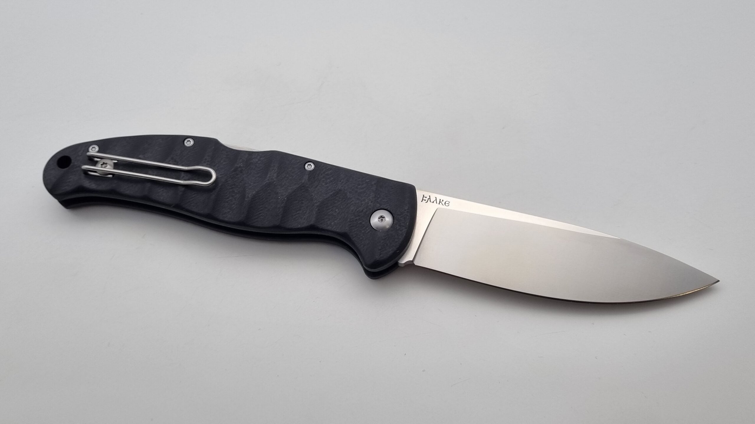 Falke JARS Klappmesser Bushcraft Outdoor Jagd Messer Schwarz G10