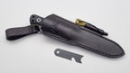 Bitis "Aggressiv" JARS von Jackknife Survival Bushcraft Outdoor Jagd Messer G10 Lederscheide