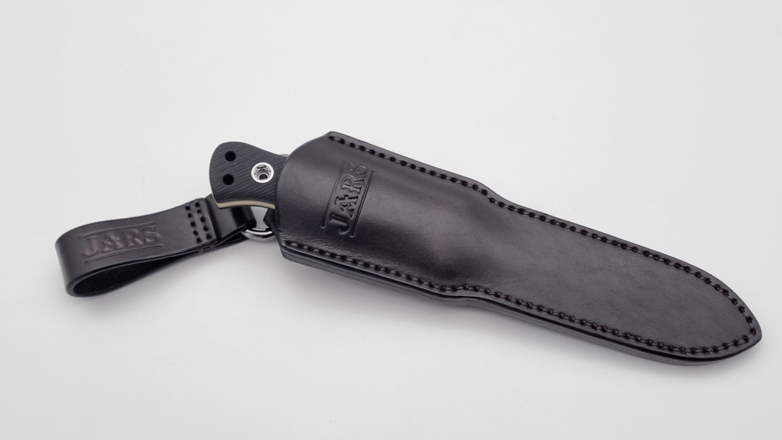 Bitis "Aggressiv" JARS von Jackknife Survival Bushcraft Outdoor Jagd Messer G10 N690 Stahl 59 HRC Lederscheide