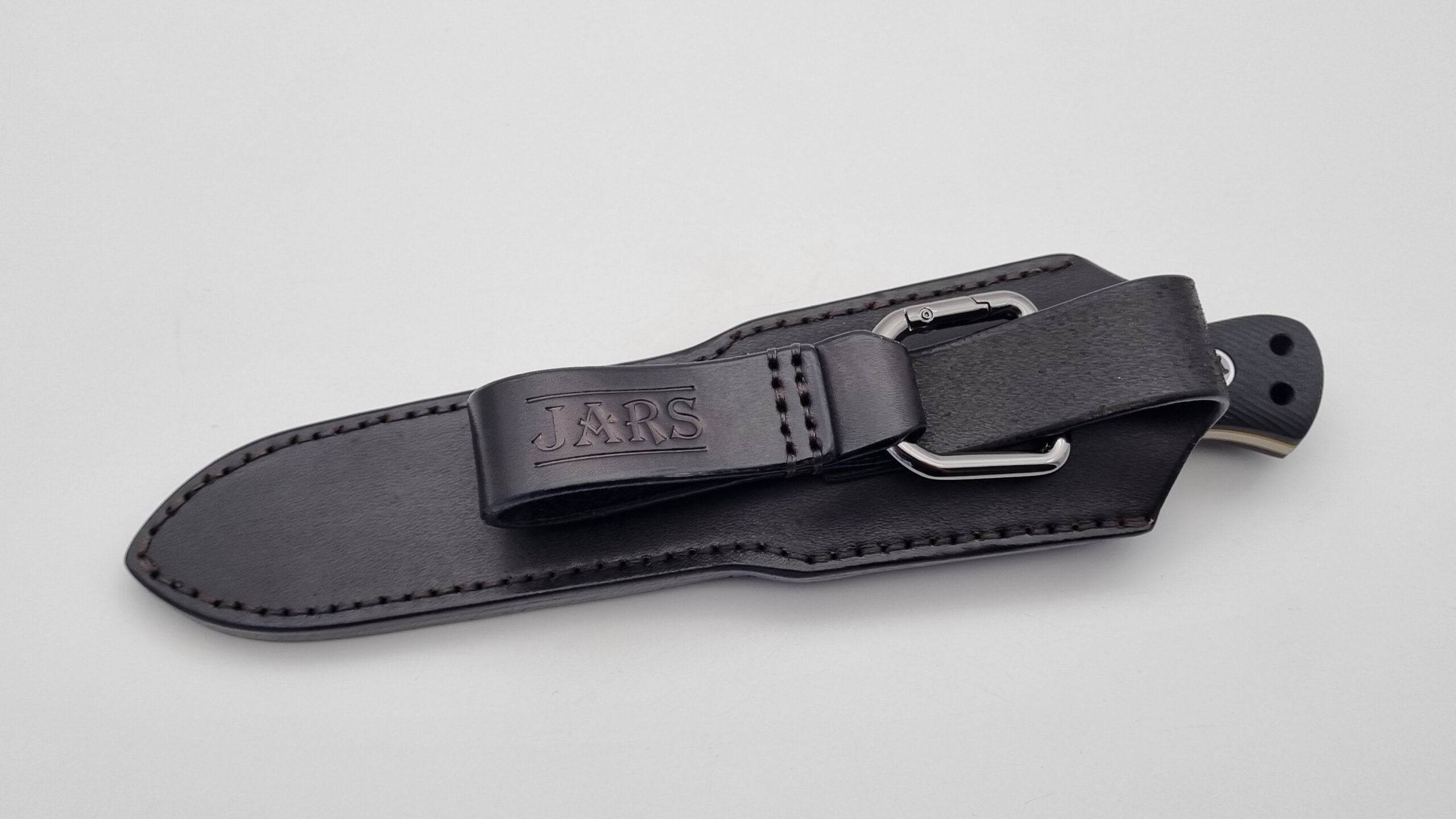 Bitis "Aggressiv" JARS von Jackknife Survival Bushcraft Outdoor Jagd Messer G10 N690 Stahl 59 HRC Lederscheide