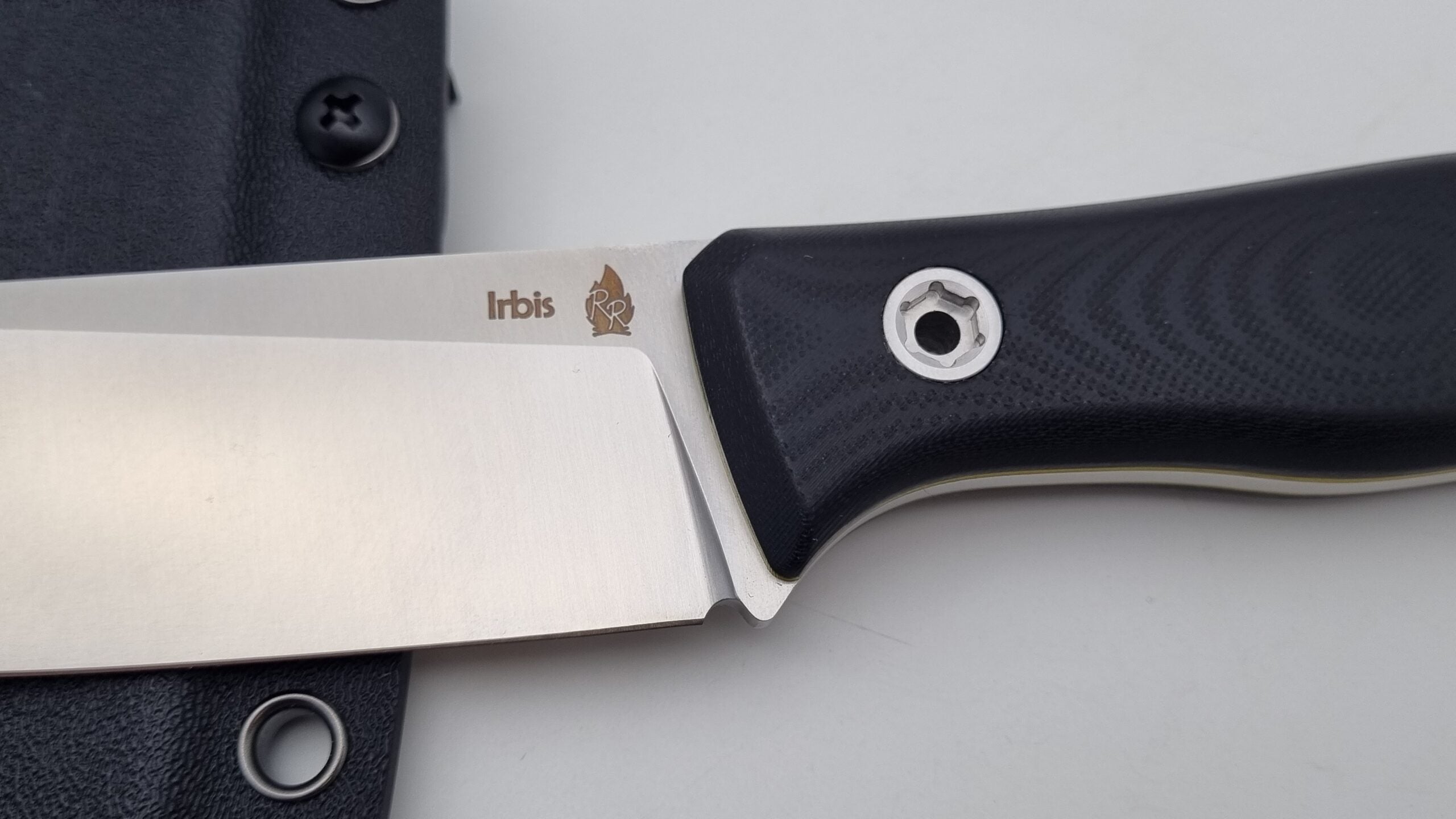 Irbis JARS Messer von Reini Rossmann Outdoor Jagd Bushcraft Messer Lederdscheide
