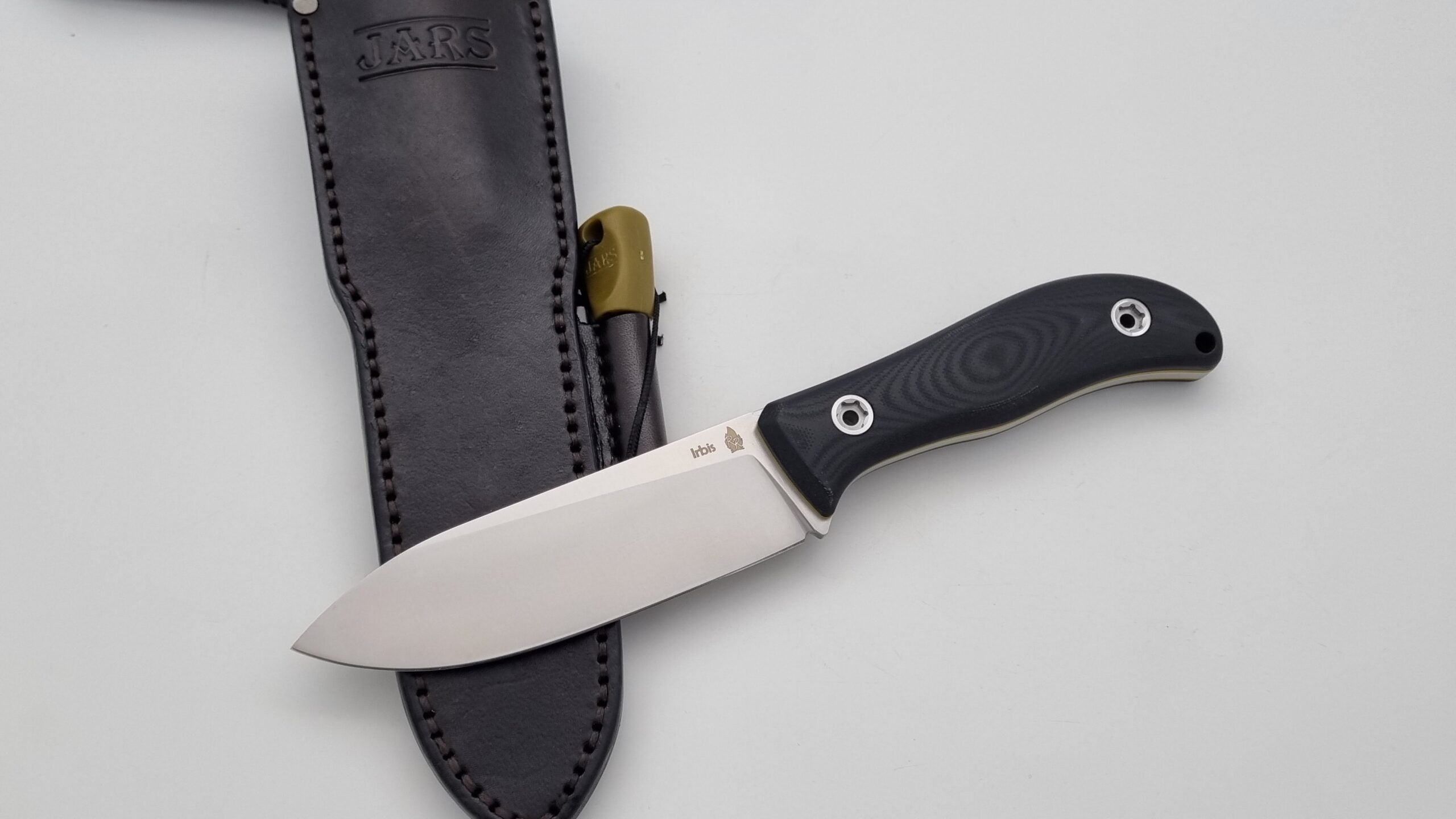 Irbis JARS Messer von Reini Rossmann Outdoor Jagd Bushcraft Messer Lederdscheide