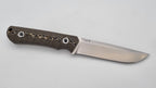 B-Ware Jäger JARS Messer Outdoor Jagd Bushcraft Messer  Beige/Lederscheide