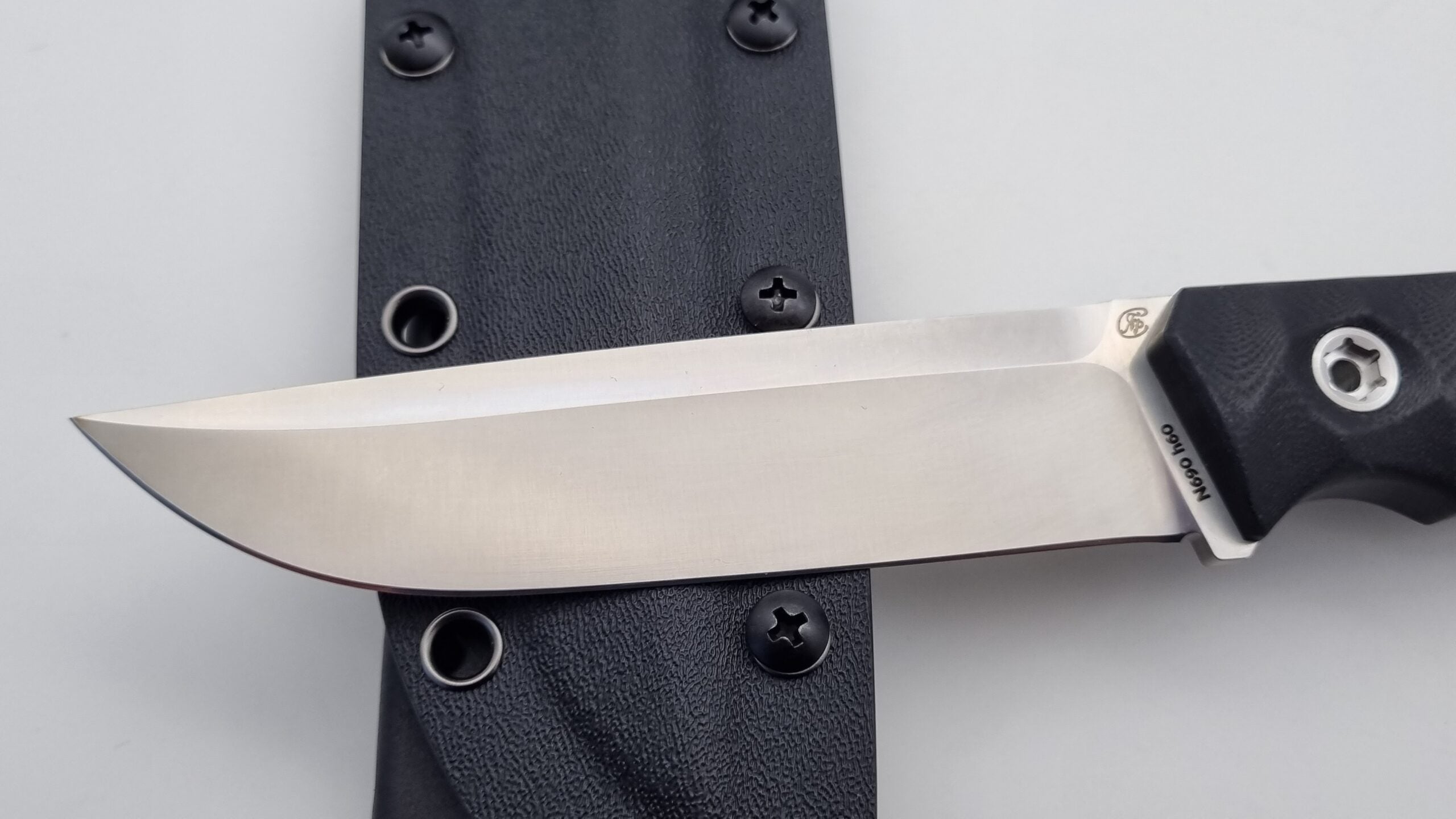 B-Ware Jäger JARS Messer Outdoor Jagd Bushcraft Messer Black Kydex