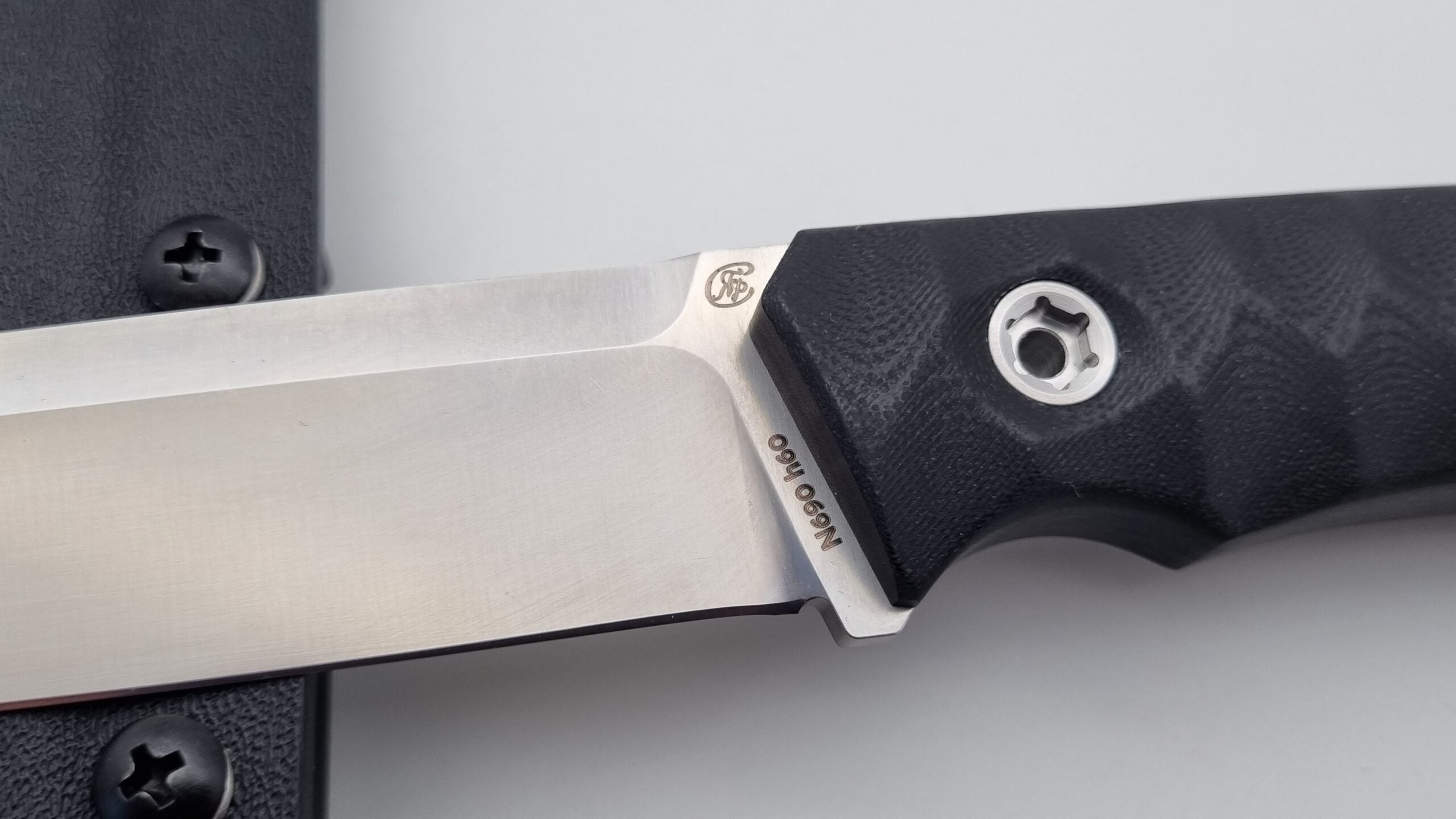 B-Ware Jäger JARS Messer Outdoor Jagd Bushcraft Messer Black Kydex
