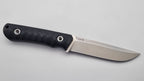 B-Ware Jäger JARS Messer Outdoor Jagd Bushcraft Messer Black Lederscheide
