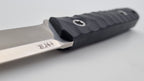 B-Ware Jäger JARS Messer Outdoor Jagd Bushcraft Messer Black Lederscheide