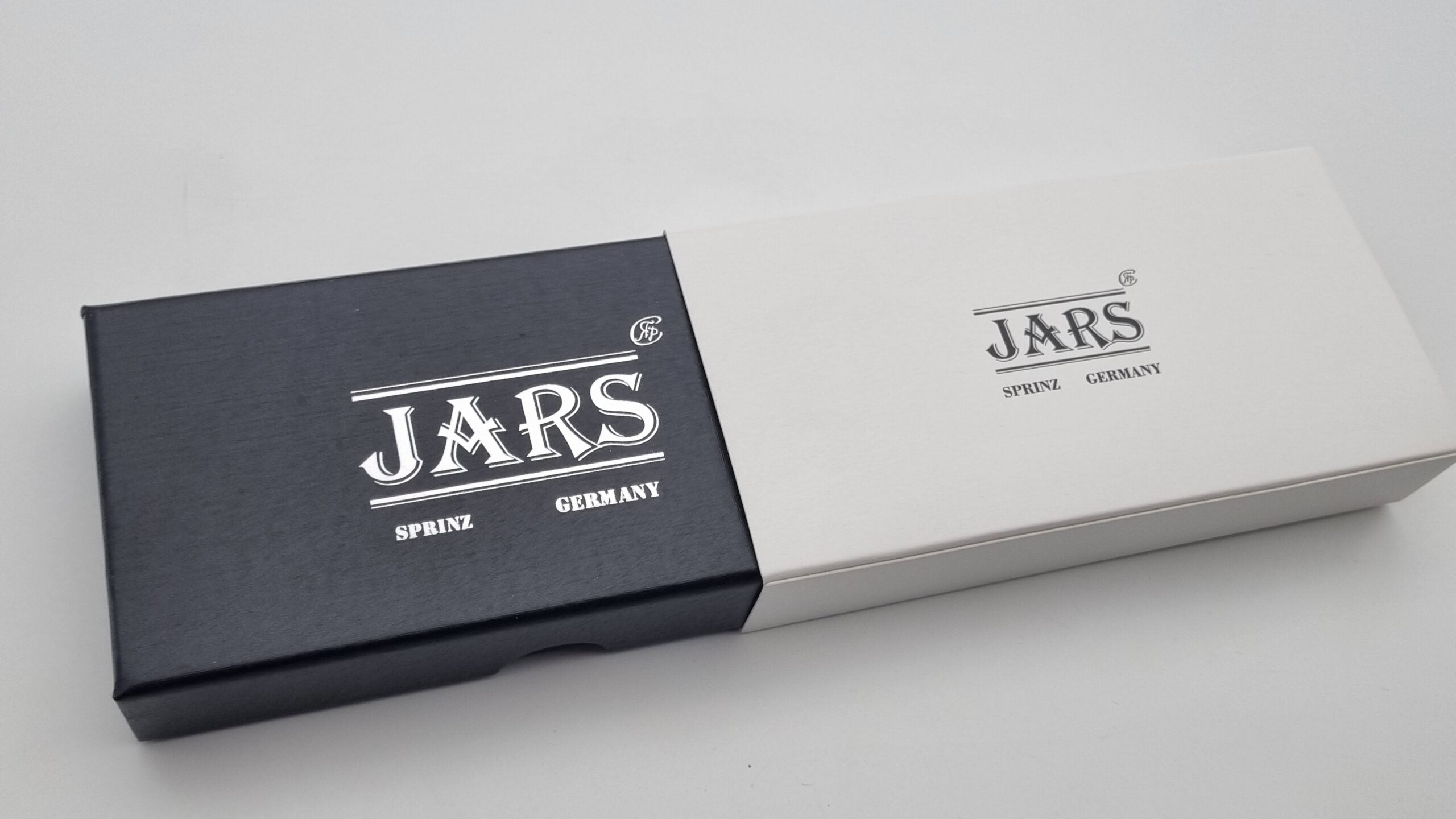 Sprinz JARS Klappmesser zwei Hand EDC Schwarz G10