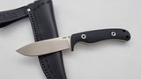 Echis JARS Messer von Jackknife Brushed Outdoor Jagd Messer G10 Black Leder