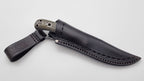 Echis JARS Serien Custom Knife Titan Pins Micarta Jagd Outdoor Messer  N690 60 HRC Brushed Stein