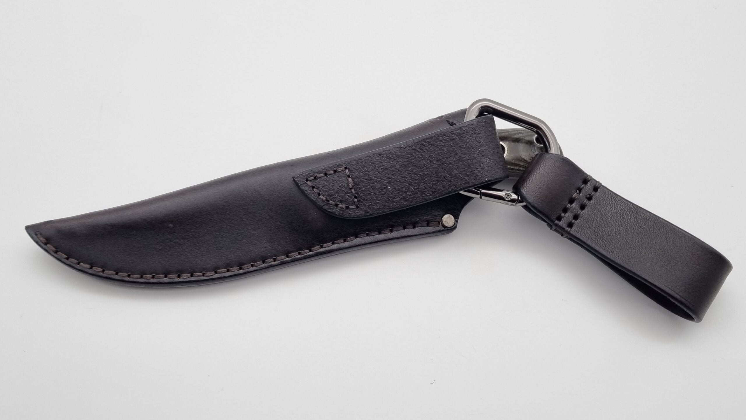 Echis JARS Serien Custom Knife Titan Pins Micarta Jagd Outdoor Messer  N690 60 HRC Brushed Stein