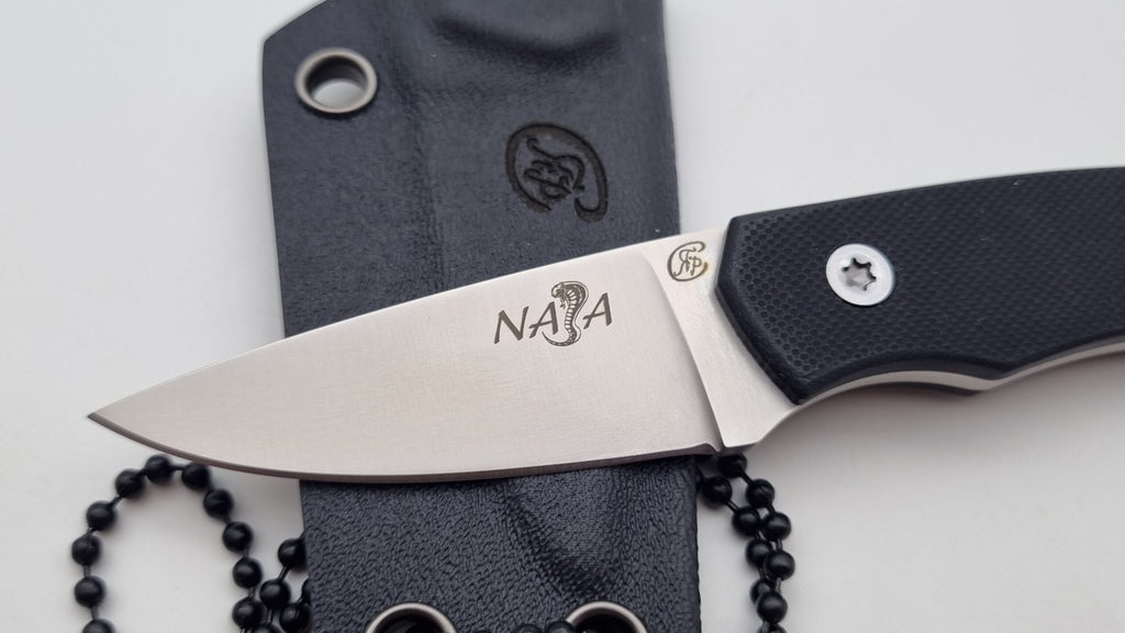 NAJA (Kobra) JARS Neck Knife von Jackknife EDC G10 Schwarz