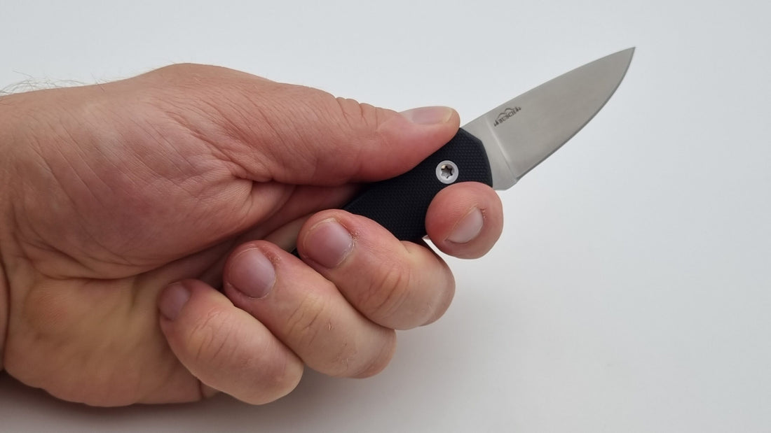 NAJA (Kobra) JARS Neck Knife von Jackknife EDC G10 Schwarz N690 Stahl 60 HRC