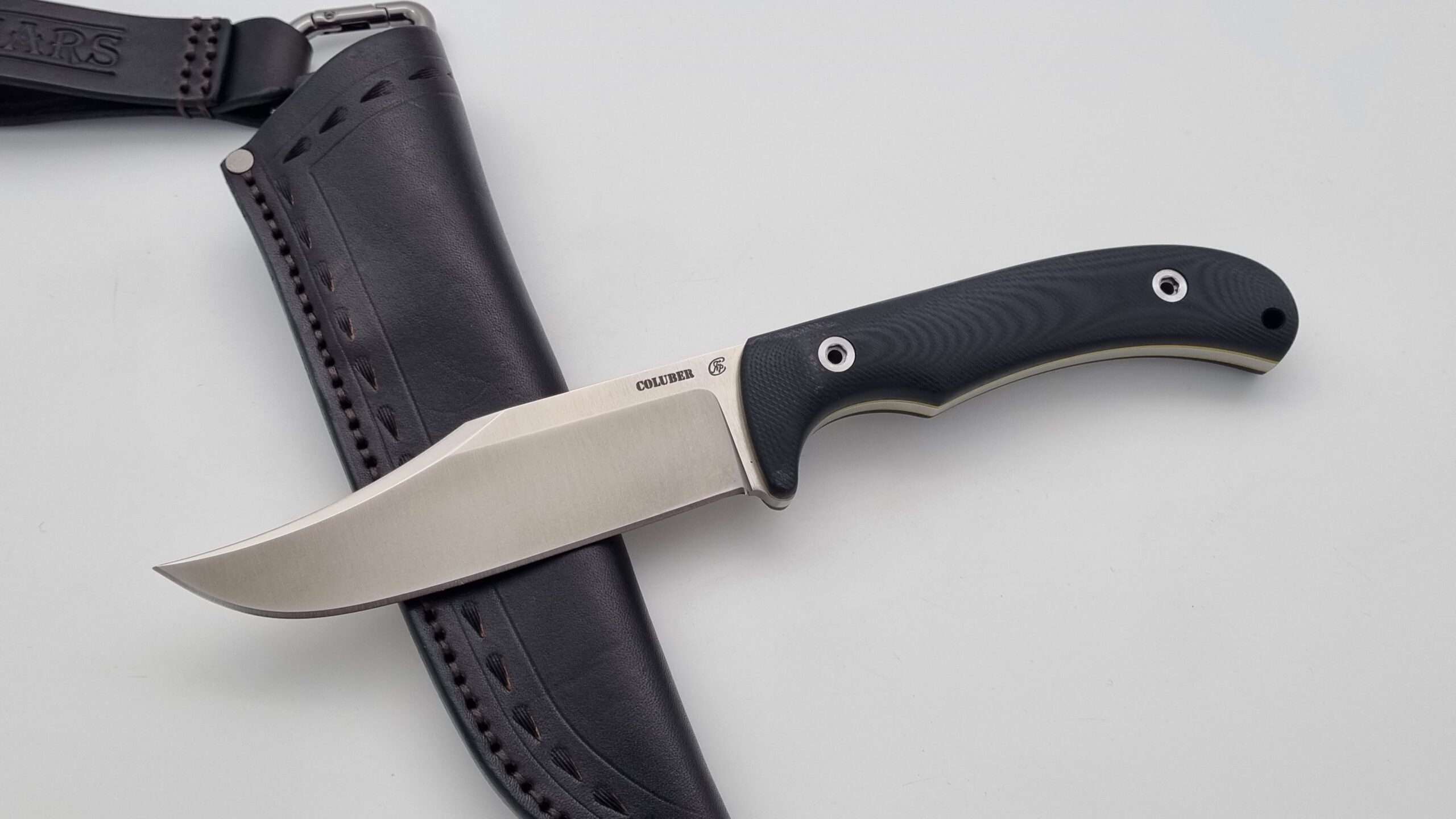 Coluber JARS 2.0 Messer von Jackknife Outdoor Jagd Messer Black G10 Lederscheide
