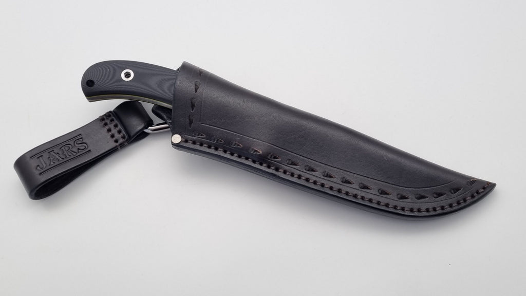 Coluber JARS 2.0 Messer von Jackknife Outdoor Jagd Messer Black G10 Lederscheide
