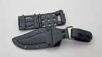 Coluber 2.0 Kydex Messerscheide mit Tek Lok und Dangler-Adapter mit Leder Gurtring