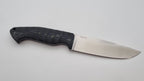 Leopard JARS Jagd Outdoor Messer Green/Black Micarta Leder