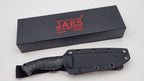 Leopard JARS Jagd Outdoor Messer Green/Black Micarta Kydex