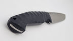 Leopard JARS Jagd Outdoor Messer Black Micarta Leder