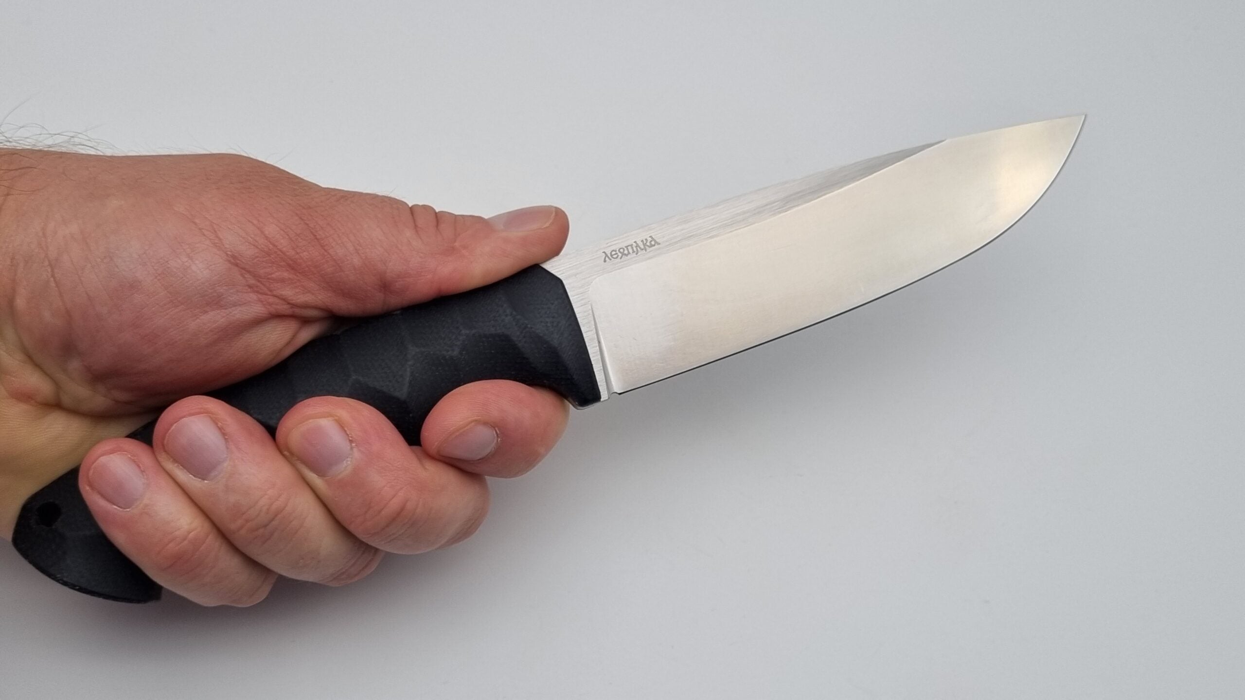Leopard JARS Jagd Outdoor Messer Black Micarta Kydex