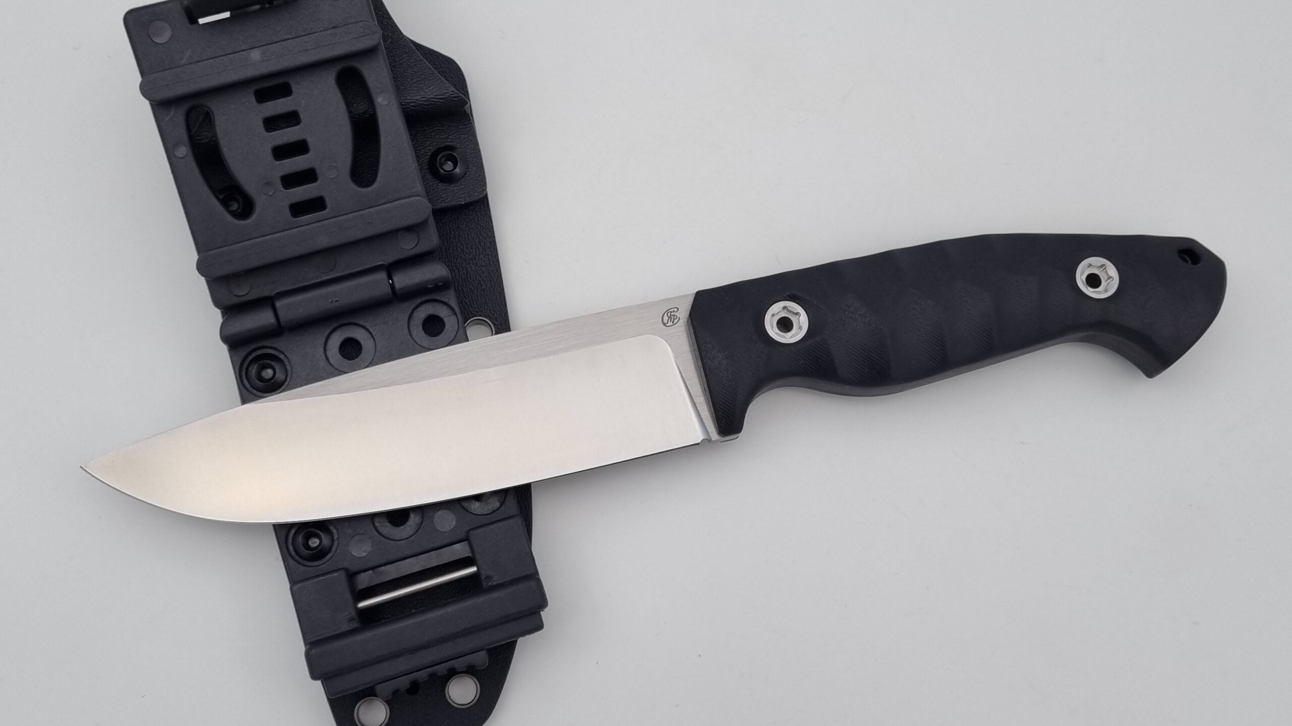 Leopard JARS Jagd Outdoor Messer Black G10 Kydex