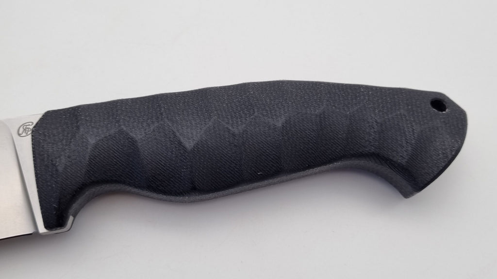 Berserker JARS Jagd Outdoor Messer Black Micarta Leder