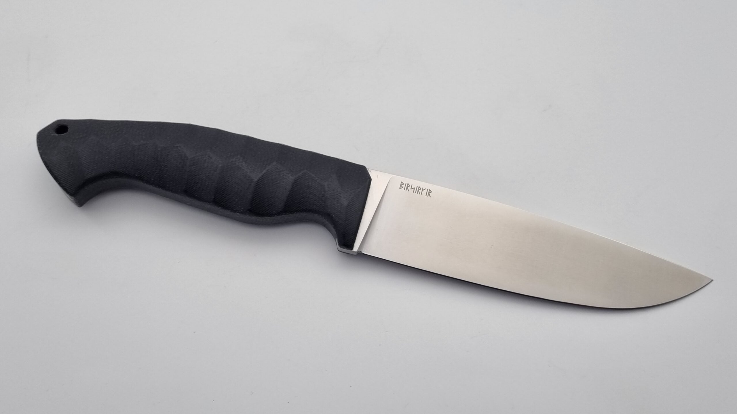 Berserker JARS Jagd Outdoor Messer Black Micarta Leder