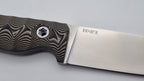 Berserker JARS Jagd Outdoor Messer Beige G10 Leder