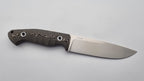 Leopard JARS Jagd Outdoor Messer Beige G10 Leder