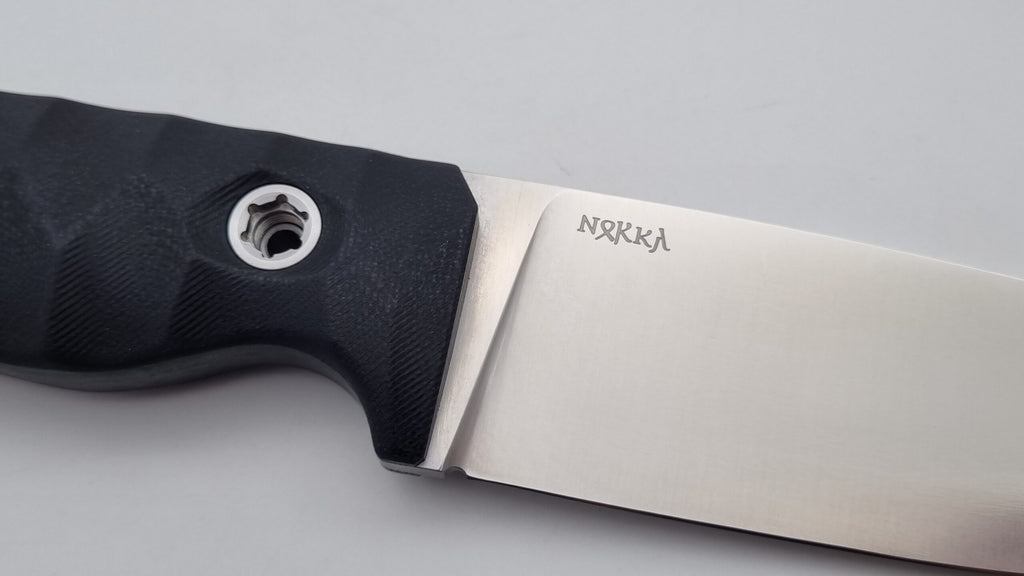 Norka JARS Jagd Outdoor Messer Black G10 Leder