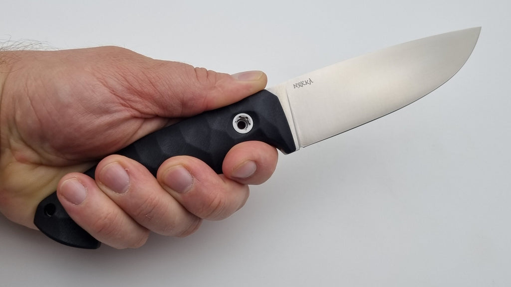 Norka JARS Jagd Outdoor Messer Black G10 Leder