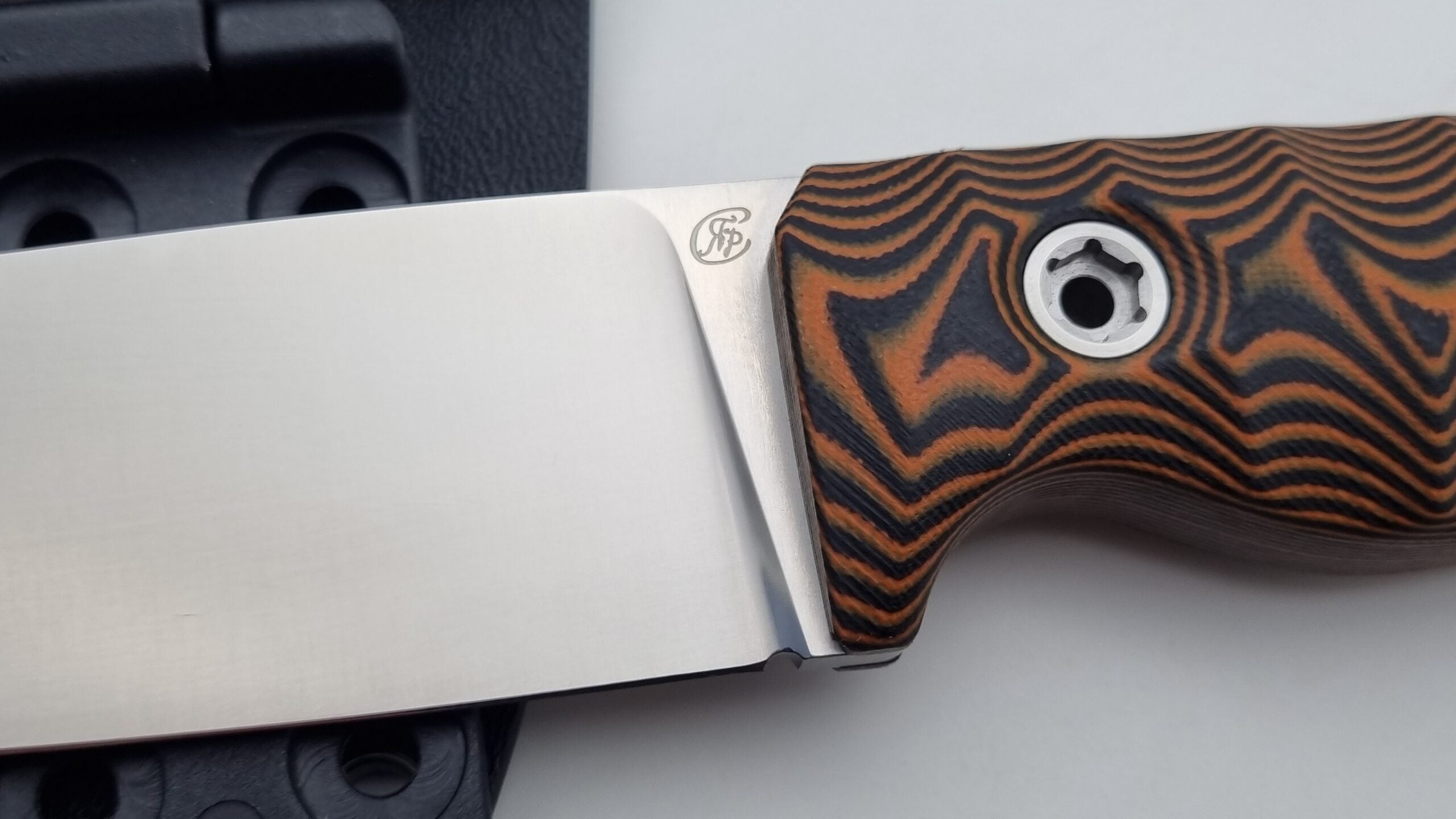 Norka JARS Jagd Outdoor Messer Orange/Black G10 Kydex
