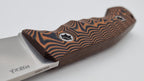 Norka JARS Jagd Outdoor Messer Orange/Black G10 Kydex