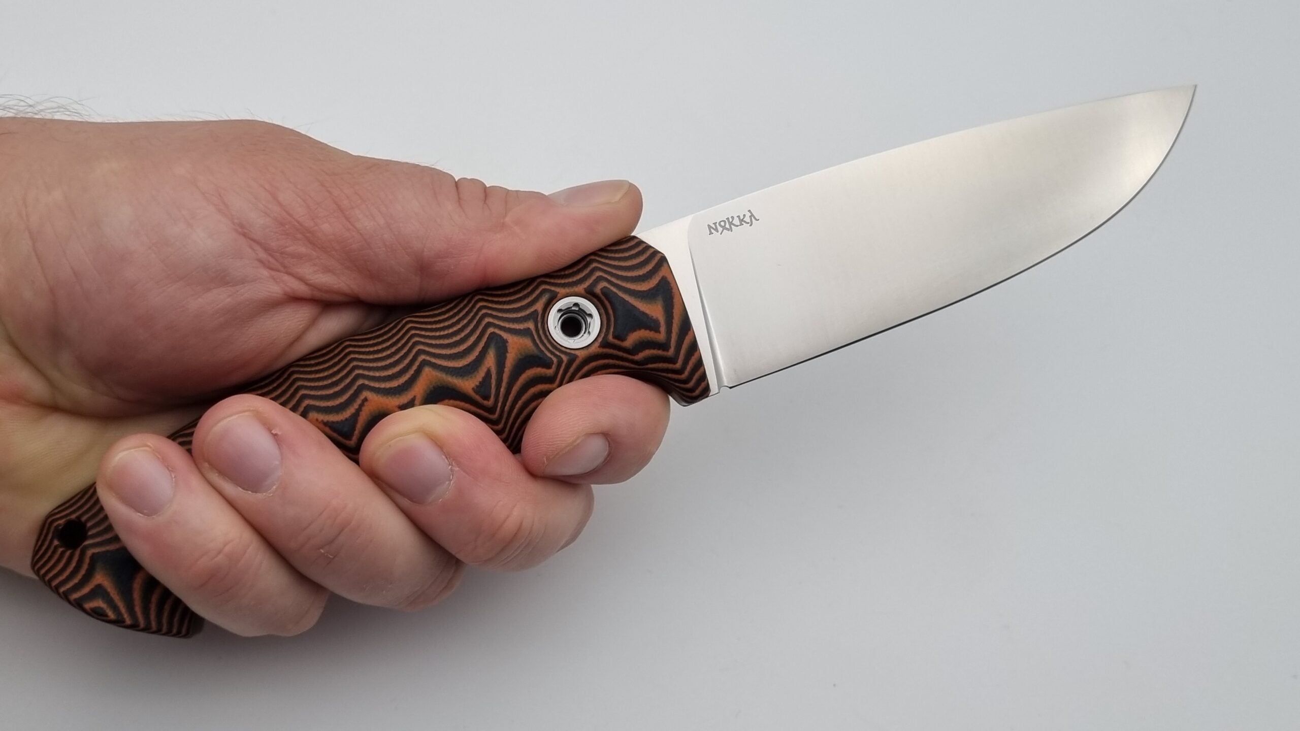 Norka JARS Jagd Outdoor Messer Orange/Black G10 Kydex