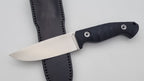 Norka JARS Jagd Outdoor Messer Black G10 Leder
