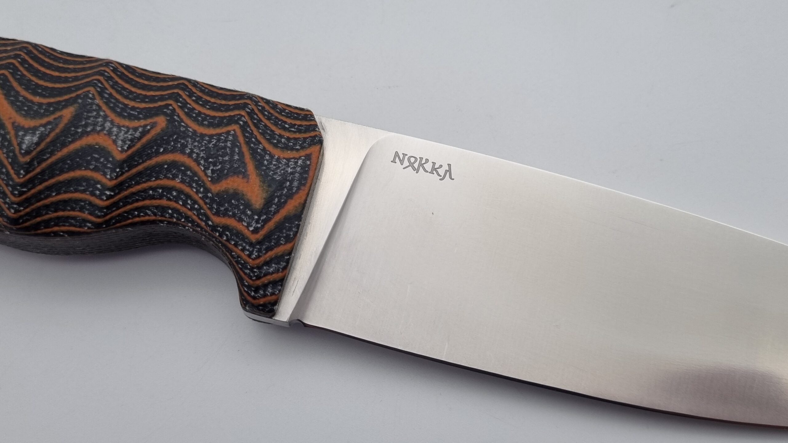 Norka JARS Jagd Outdoor Messer Orange/Black Micarta Kydex